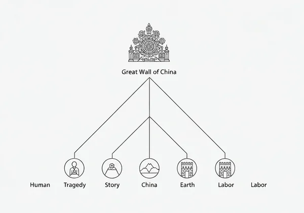 Diagram showing complex recipe deconstruction into simpler elements.