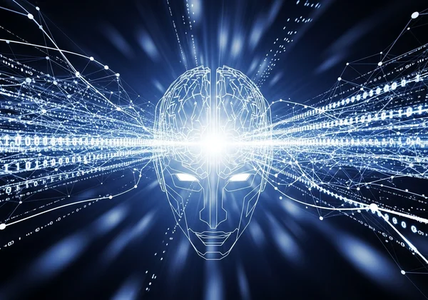 Abstract depiction of crafting Artificial Intelligence