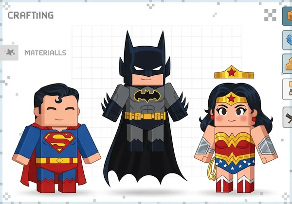 Crafted DC heroes like Superman Batman in Infinite Craft
